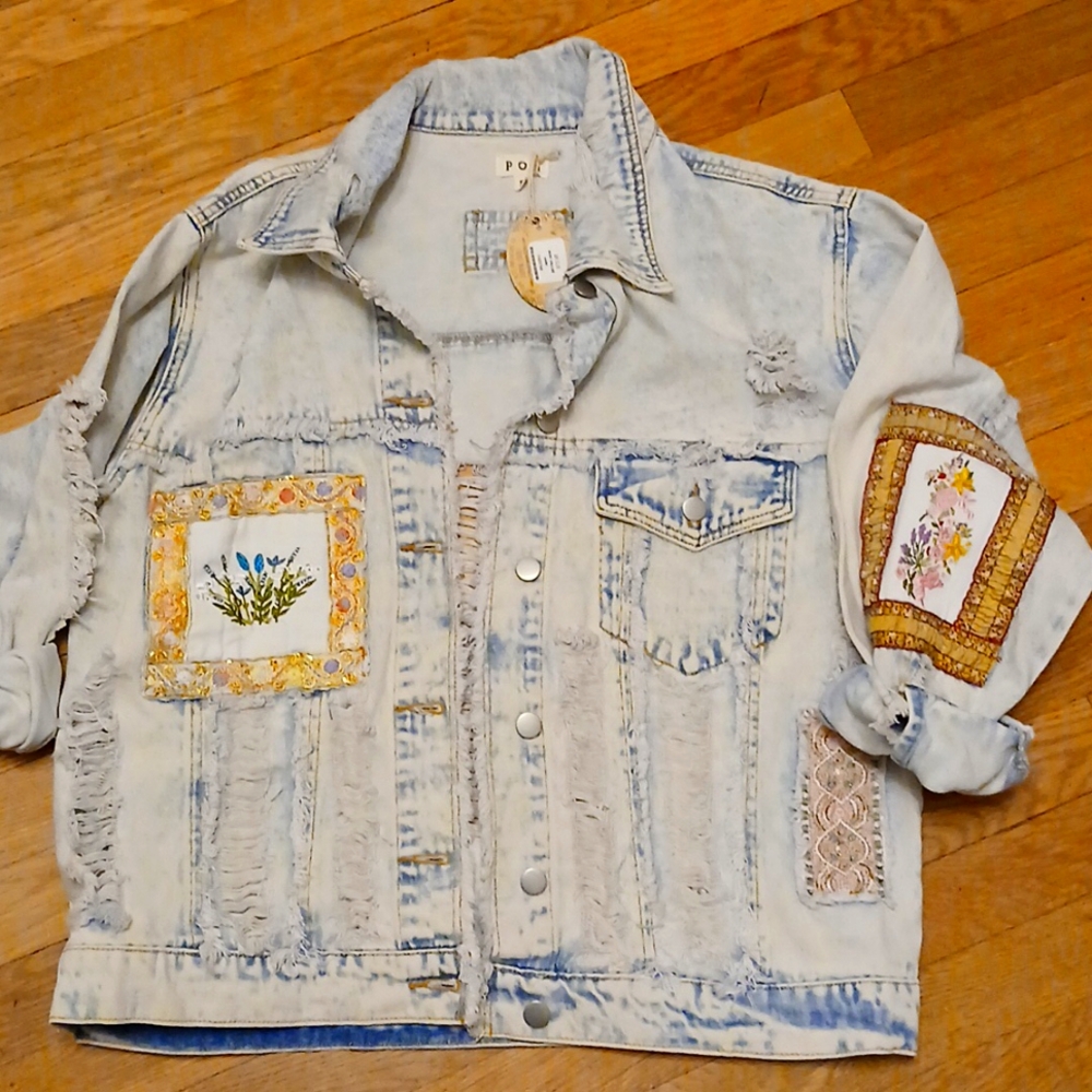 Denim patch Jean jacket